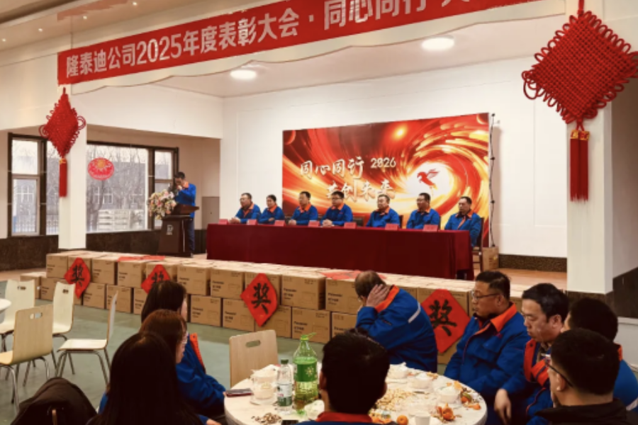 同心同行启新程 共创未来耀荣光｜隆泰迪表彰大会圆满举行